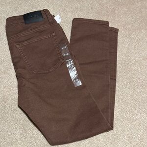 Express Men's Skinny Jeans in Brown